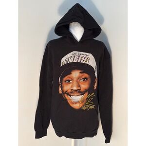 Kobe Bryant Los Angeles Lakers Graphic Hoodie Black Signature Sweatshirt Mens S